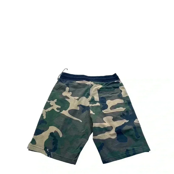 MEN’S BILLABONG CAMO SHORTS•SIZE S•GREEN/TAN/BLACK•MADE WITH 100% RECYCLED PAPER - Picture 2 of 8